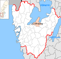 Lidköping in Västra Götaland county